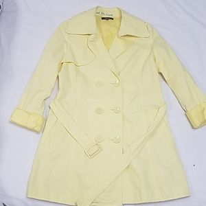 English Trench Lemon Spring Coat